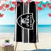 Ręcznik plażowy z nadrukiem Las Vegas Raiders, Duży miękki szybkoschnący ręcznik na plażę, kemping, basen
