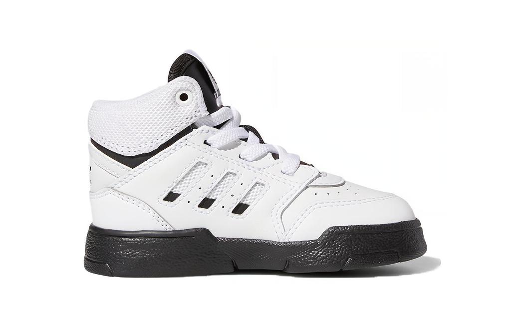 Kids' Sneakers Adidas Originals Drop Step Slip Resistant And Breathable High top Toddler Shoes White Black