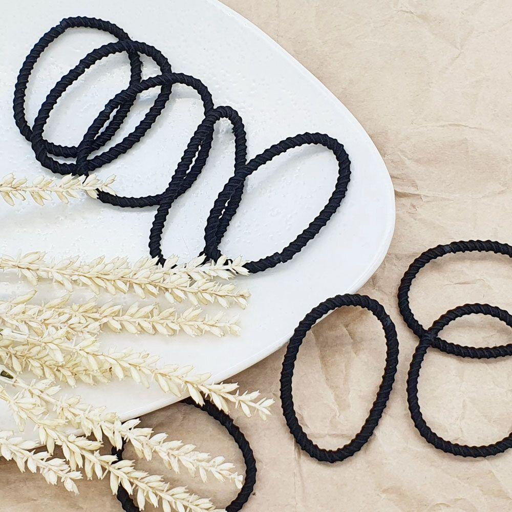 

Аксессуары для волос Резинки для волос Завязки для волос 10 штук Черные