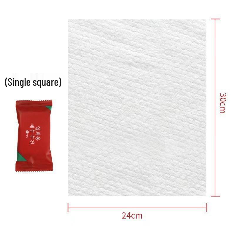 Compact Compressed Pure Cotton Towels - Thick, Individually Wrapped, Perfect for Travel, Easy Makeup Removal.