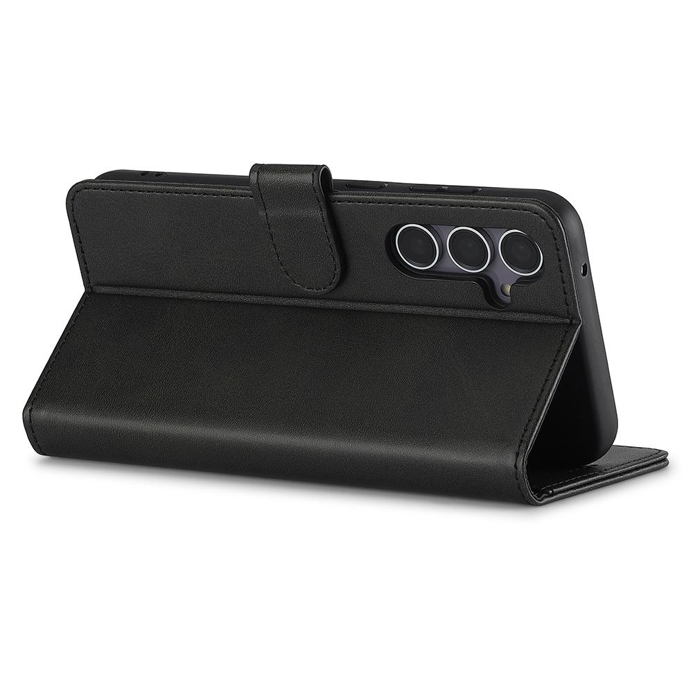 LC.IMEEKE For Samsung Galaxy A26 5G Case Calf Texture PU Leather Stand Wallet Phone Cover