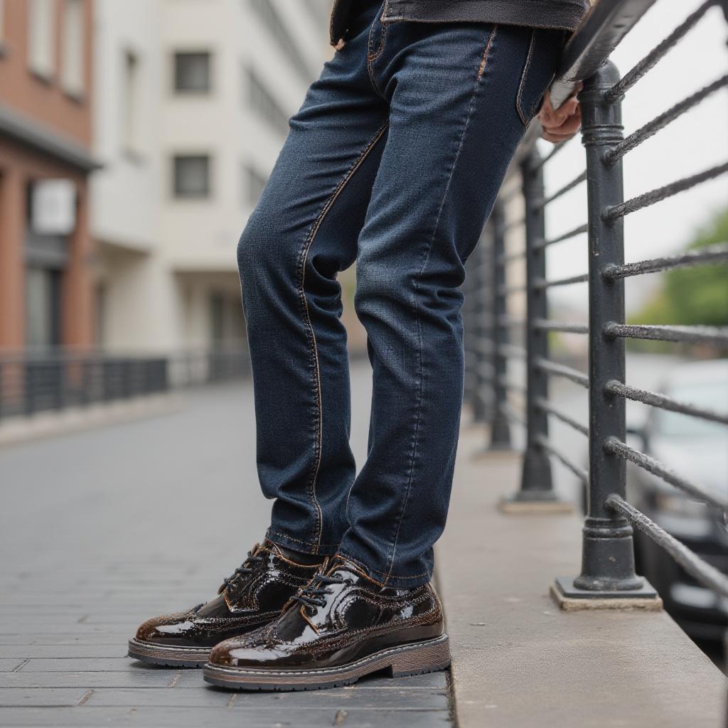 Men Leather Shoes Brand Comfortable 2026 Comfortable Fashion Men Derby Shoes