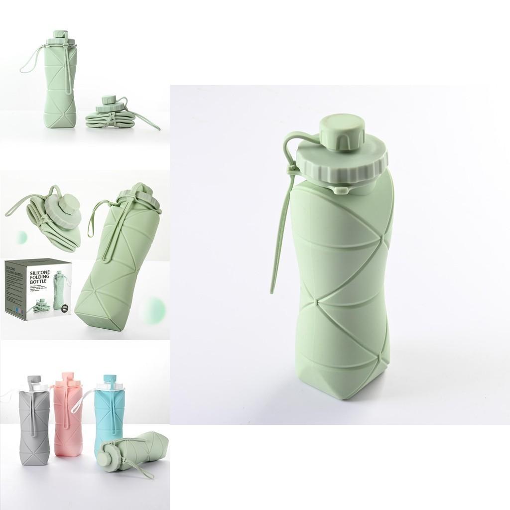 Copo Dobrável Telescópico Portátil Para Viagens ao Ar Livre, Esportes, Material de Silicone Resistente ao Calor