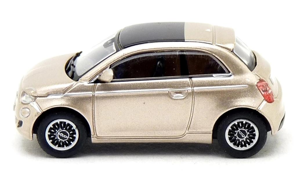 PCX87 Fiat 500e Cinquecento Rose Gold Diecast Car Brekina HO Scale PREMIUM CLASSIXX 1/87