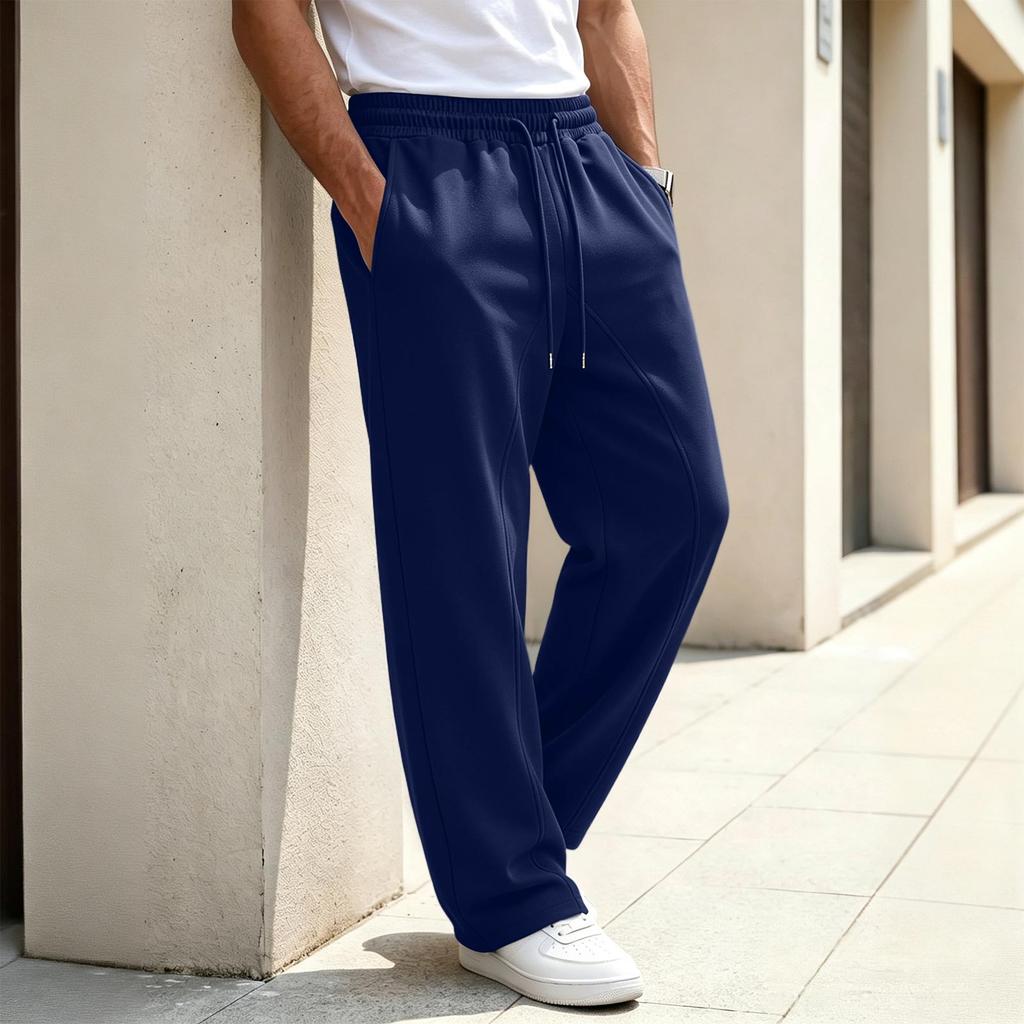 Men's Color Stylish Casual Athletic Pants Versatile Joggers for Outdoor Sports and Everyday Wear