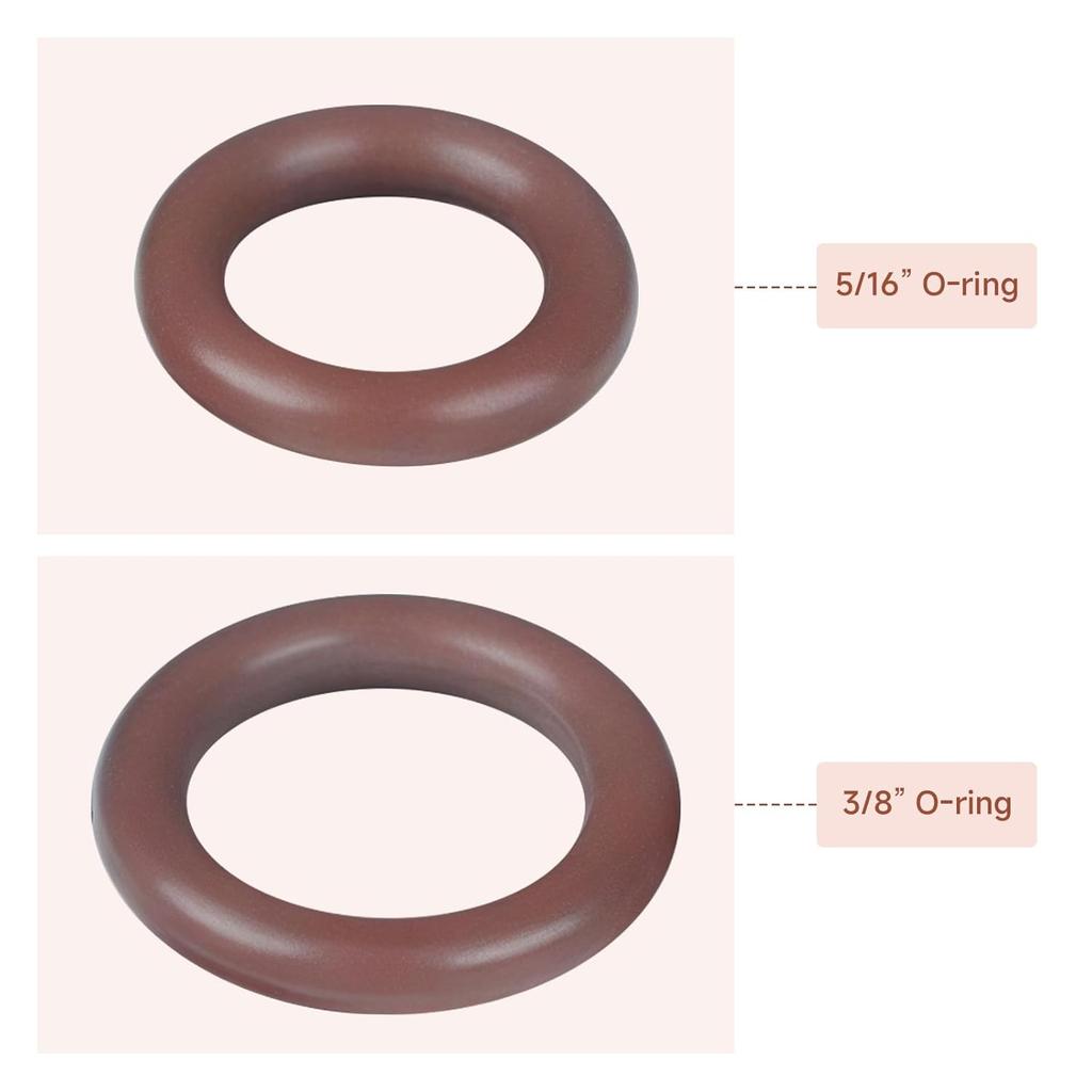 Fuel Line O-Ring Kit Compatible with 800-013 – Viton FKM Fuel O Rings for 5/16" & 3/8" Quick Connect Fittings – 20 Pack Replacement for 217-452,
