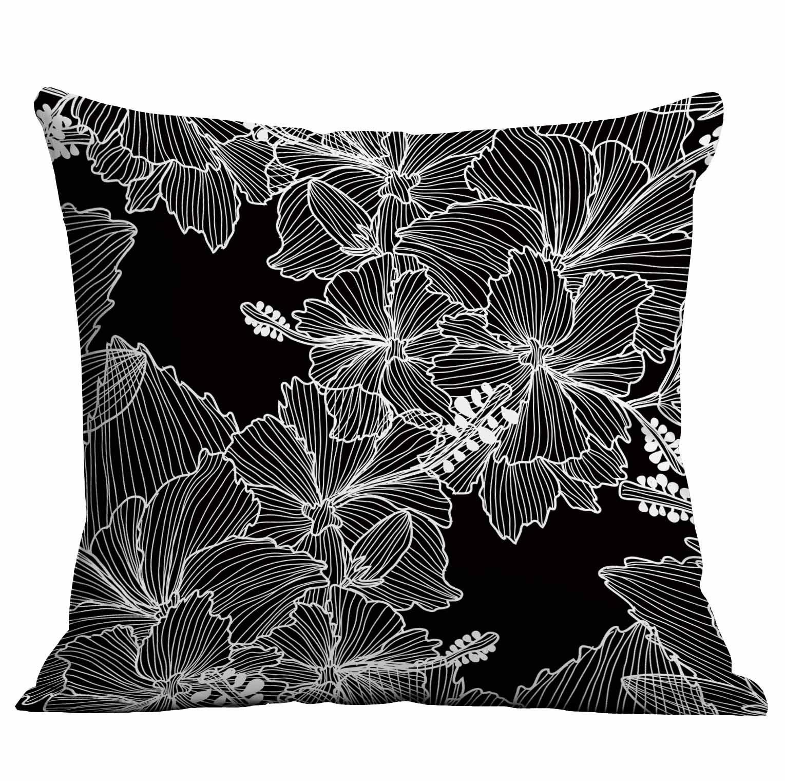 

Простая наволочка с растениями и цветами, домашняя декоративная наволочка для подушки 45 * 45Cm