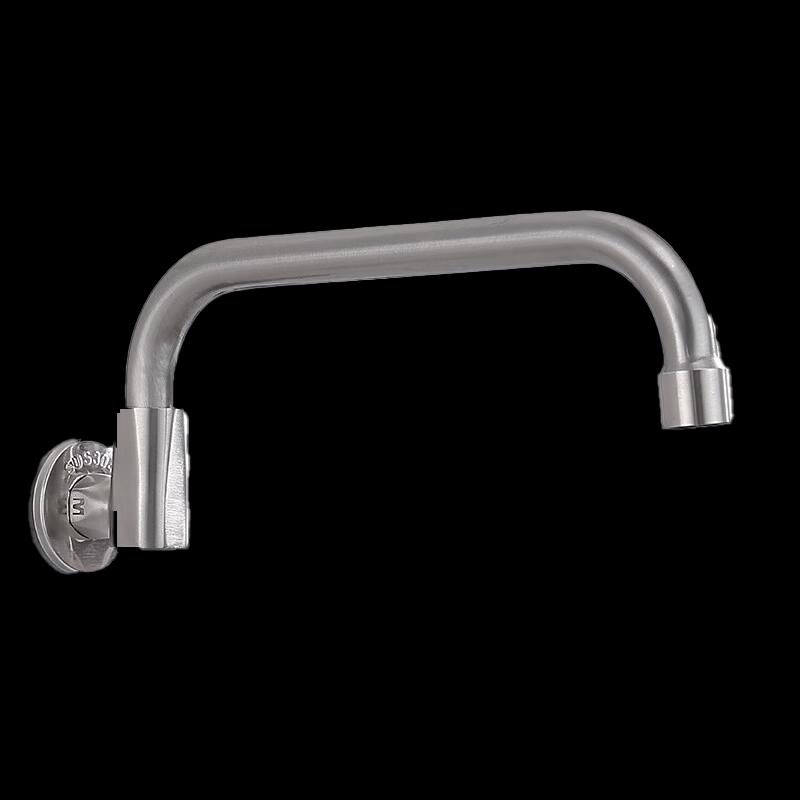 TLXT Stainless Steel Wall-Mounted Single Cold Kitchen Faucet