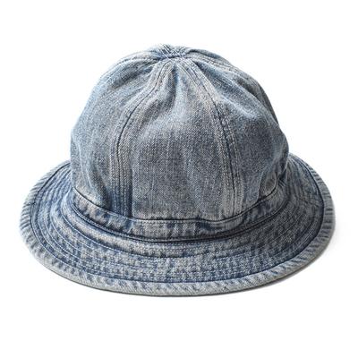 Chapeau en jean militaire poids lourd pour homme Houston (Taille Unique, Vintage)