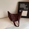 New Women Commuter Hobo Bag Comfortable and Versatile Texture Crossbody Shoulder Bag Large Capacity Suede Leather Storage Bags