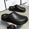 Mens Summer Slippers Non-slip Oil-resistant Chef Shoes Kitchen Shoes for Men Nurse Work Shoe Casual EVA Lightweight Soft Clogs