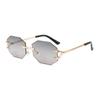 Trendy Frameless Devil Claw Metal Sunglasses - Hip Hop Fashion with Sun Protection