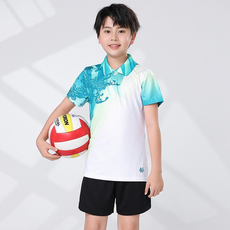 Kids Sports Set Girls Quick-Dry Badminton Tennis Uniform With Custom Print Option