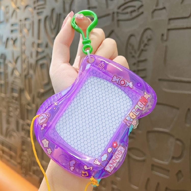 Travel Size Small Magnetic Art Boards Colorful Key RingS Clip Portable Doodling Set Plastic Texture Suitable for Children