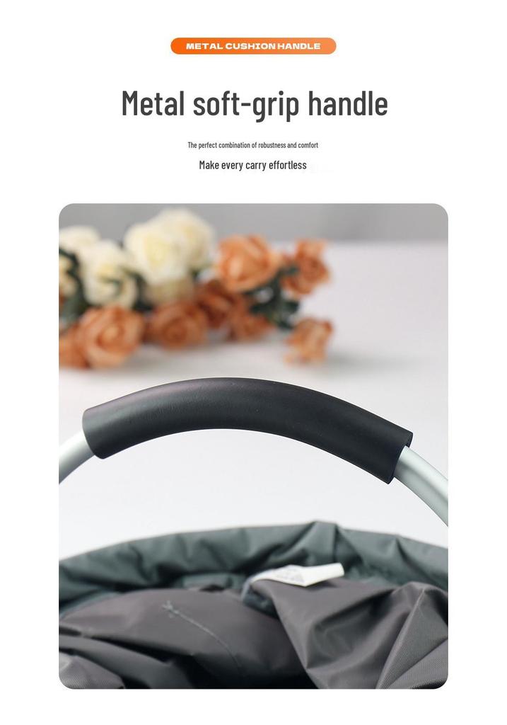 Portable Outdoor Picnic and Beach Basket – Foldable, Multi-Purpose Storage Bag for Bathroom or Mother and Baby Needs.