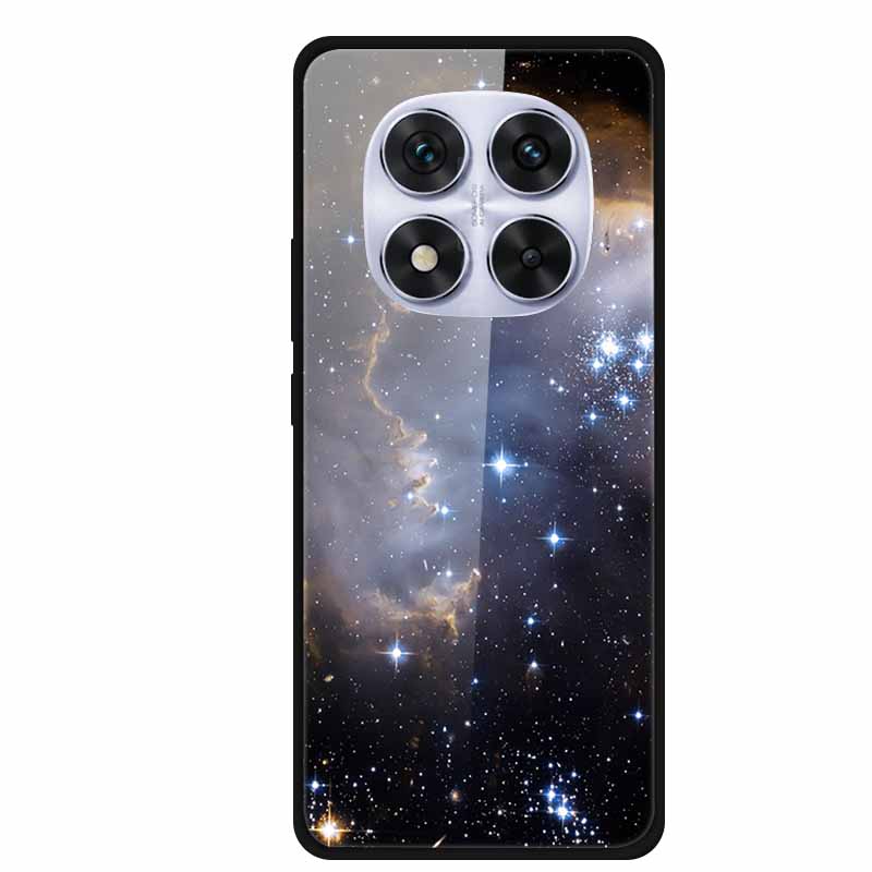 Tempered Glass Case For Redmi Note 14 Pro Coque 14Pro Flowers Phone Cases For Xiaomi Redmi Note14 Pro Hard Back Cover Case Funda