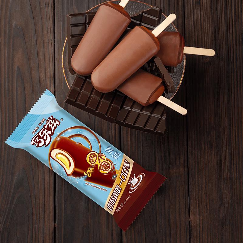 Yili Qiaolezi Four Circles Chocolate Ice Cream