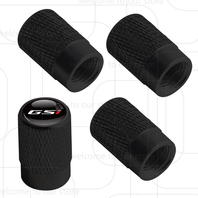 4Pcs Car Tire Valve GSI Emblem For Opel Mokka Insignia Corsa Antara OPC VXR8 Astra Aluminum Air Port Stem Cover Caps Dust Covers