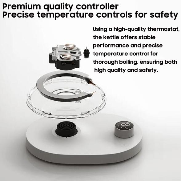 Xiaomi Fierbător inteligent 2 Pro Xiaomi Mijia Fierbător electric termostatic 2 Pro Ecran cu afișaj LED inteligent Ceainic reglabil cu temperatură fără trepte