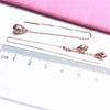 Exquisite Russian Purple Gold Fashionable Exquisite Double Water Drop Earphone Rose Gold Hollow Ball Long Earphone Female
