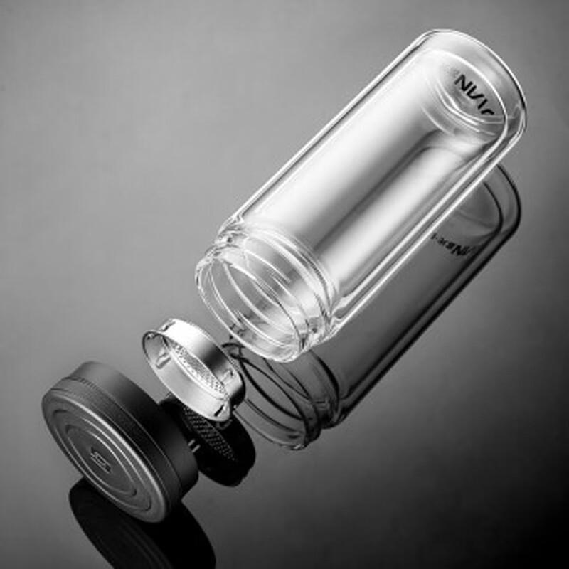 FUGUANG Double-Layer Glass Cup with Sleeve