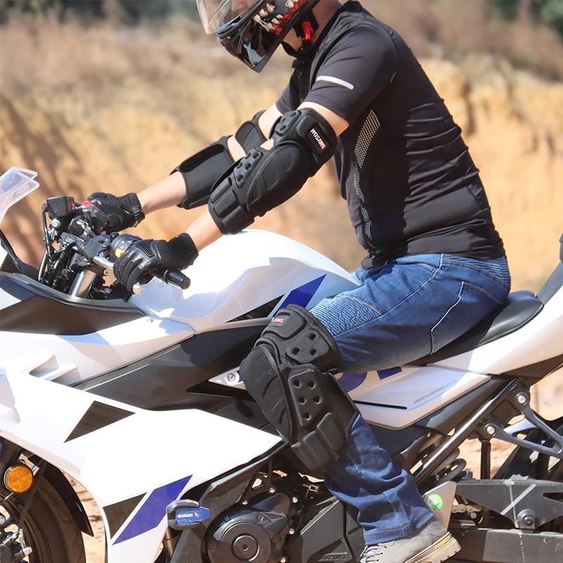 WOSAWE motocyklowe zestawy ochronne kamizelka motocrossowa kamizelka chroniąca przed upadkiem nakolanniki i łokcie