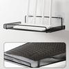 1PC Metal Small Items In Living Room Black White Bedroom Router Shelf For TV Top Boxes 2 Colors