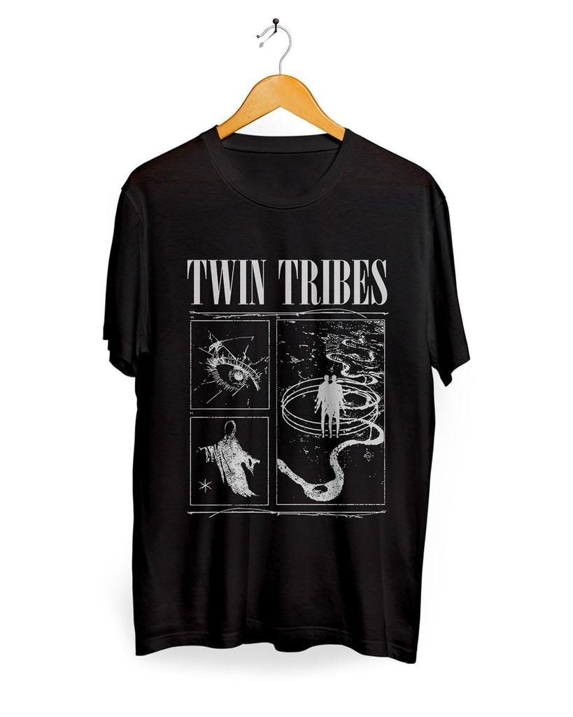 Collection Twin Tribes Band Album Cotton Black S-5XL Unisex T Shirt BT441 XL