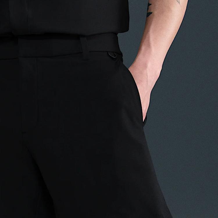 Nike Dri-Fit Perfect Stretch Fashion Comfortable Simple Solid Color Versatile Casual Shorts Men shorts Black HQ6934-010