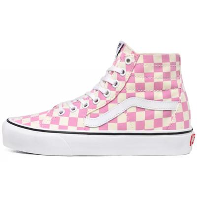 Checkerboard SK8 HI Tapered Shoes Pink Women's Vans VN0A4U16XHV