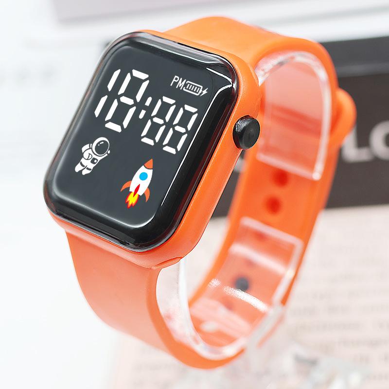 Square Astronaut Led Electronic Watch Life Student Leisure Electronic Watch