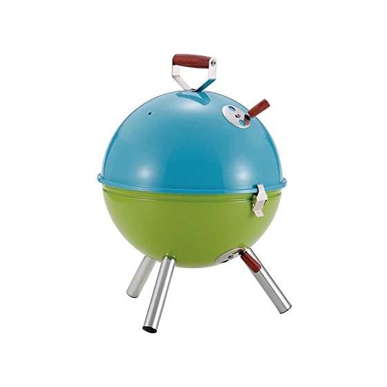 CAPTAIN STAG Multi Mini BBQ Stove Blue x Green Smoke Compatible [For 2~3 People] M-6374