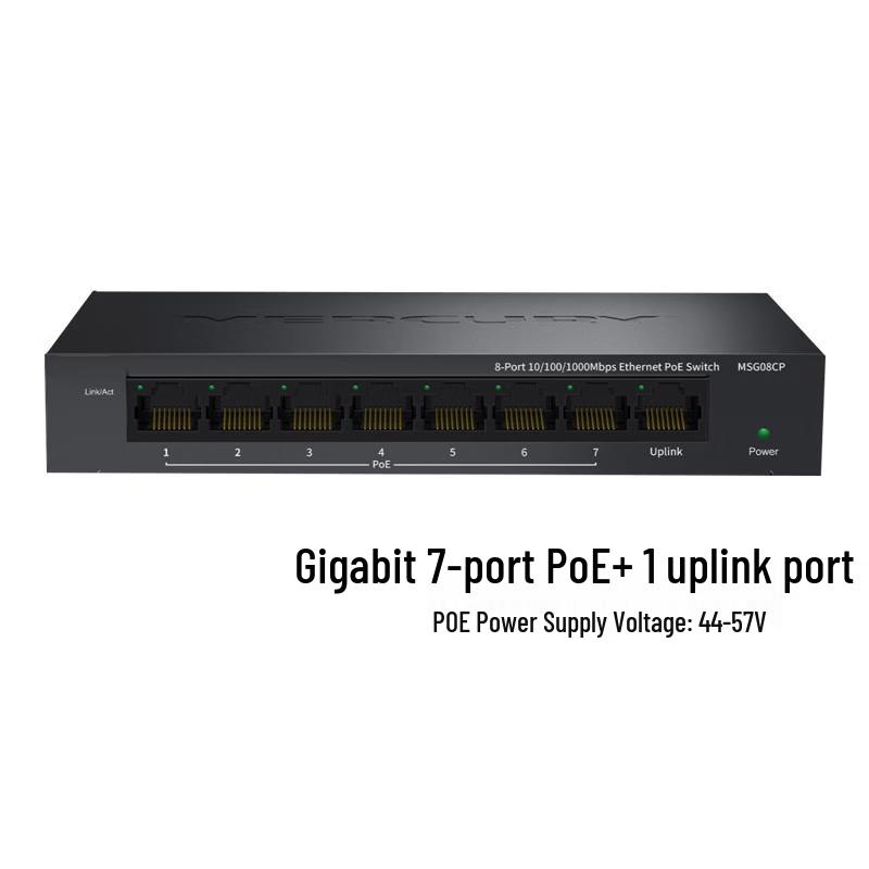 

Zhongxunchi 8-Port Gigabit PoE Network Switch