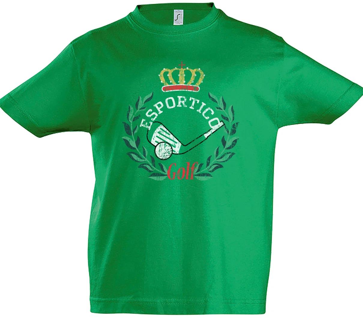 Esportico Гольф Детская Футболка для Мальчиков Пабло Фан Цитата из Наркос Портрет Эскобара Спорт 150