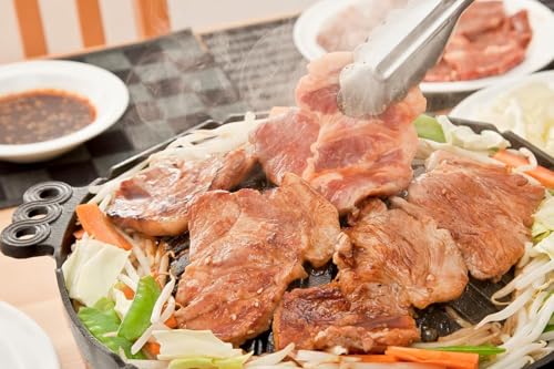 Ikenaga Iron Works Genghis Khan Pot, Cast Iron, 29cm, with Holes, QGV2702