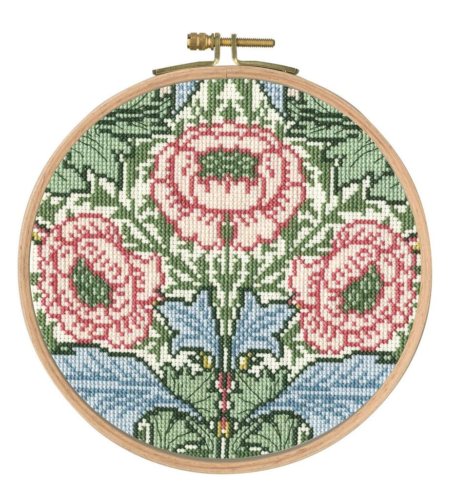 DMC Imported Embroidery Kit Henry Dearle HOOPS Diameter 18cm BL1175 "John myrtle" 77/361-03-230