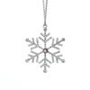 Custom Snowflake Projection Necklace: Waterproof, Dustproof, Scratchproof with Heart-Shaped Color Photo