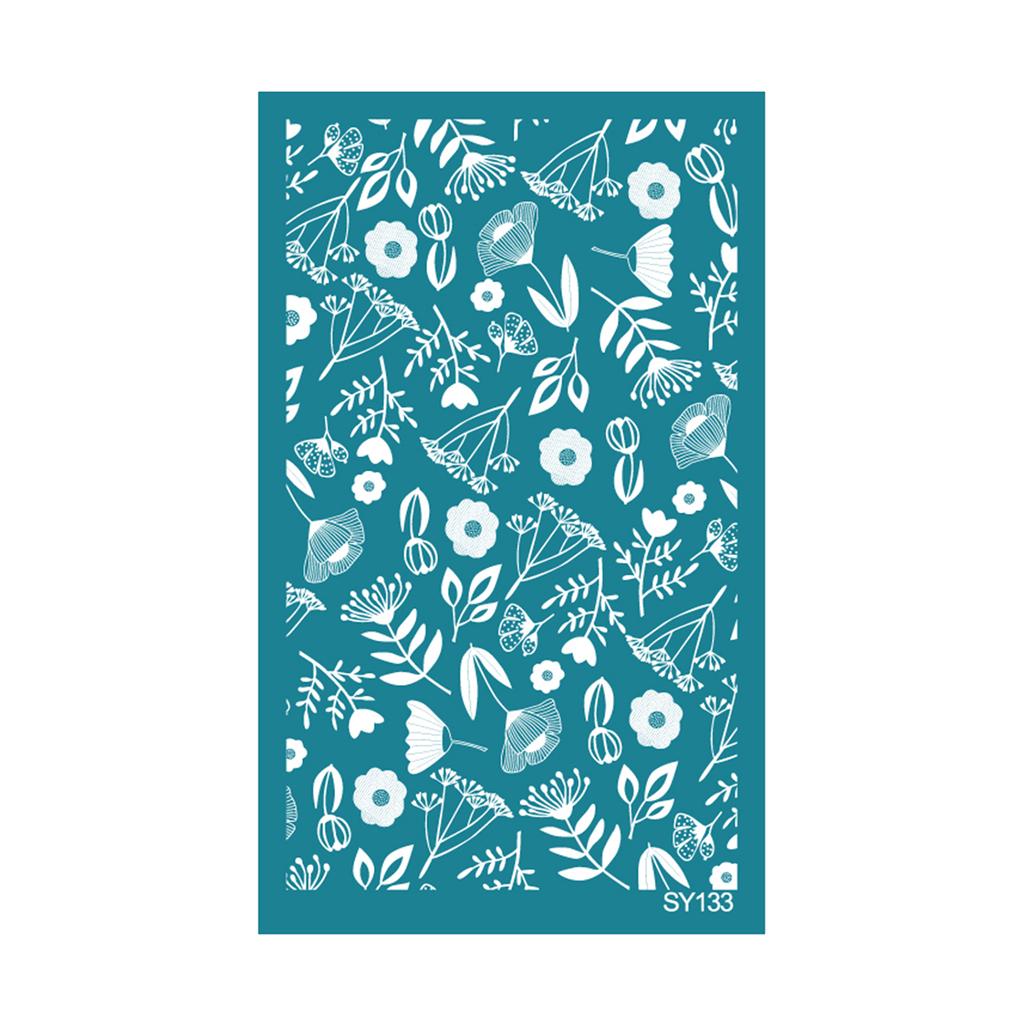Geometric Silk Screen Stencils for Printing on Clay Fabric Paper Clay Earrings Jewelry Making Decorations DIY Scrapbook