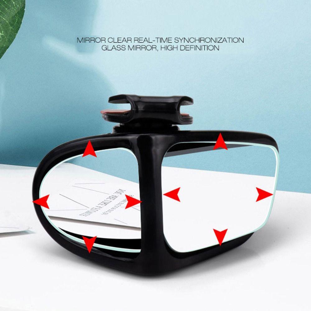 360 Degree Rotatable Car Blind Spot Mirror 2 Side Wide Angle Reversing Mirror SUVs
