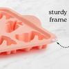 Pink Easter Muffin Pan Sturdy Structured Silicone 9 Count Mold 2 Pack