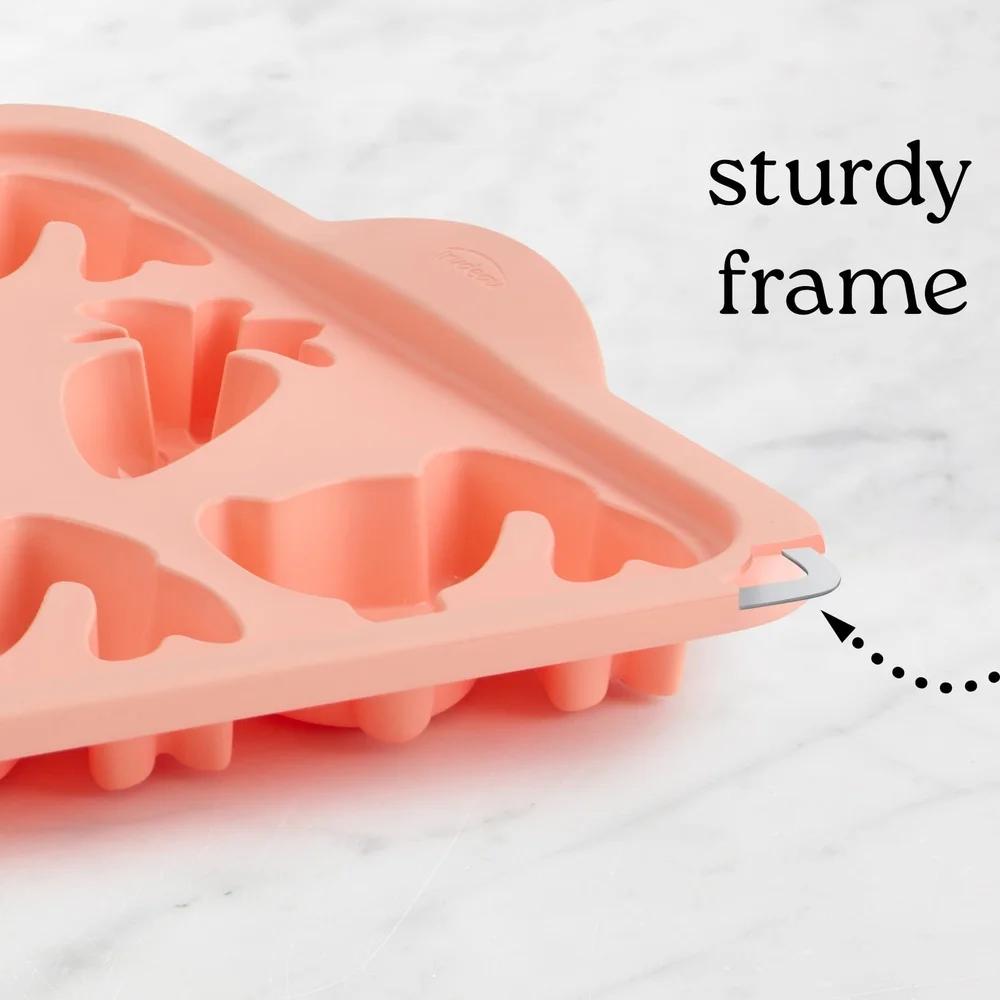 Pink Easter Muffin Pan Sturdy Structured Silicone 9 Count Mold 2 Pack