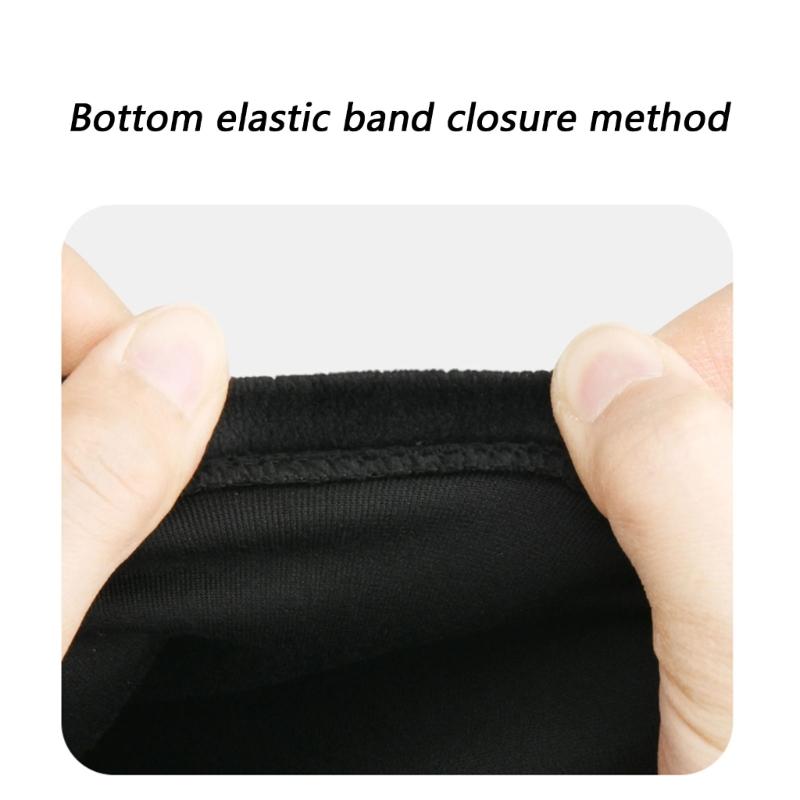 12inch Record Dust Cover Stretchy Spandex Fabric Texture for LPs Storage Protectors with Soft Inner Lining