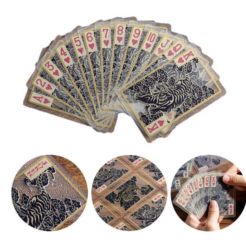 Waterproof Playing Card Plastic Poker Card Clear Table Game Card Easy Clean