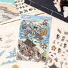 Chinese Mythological Stories 3D Scene Sticker Creativity Decorative Stick Labels Diary Album Scrapbooking Material Craft Supplie