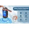 Water Dispenser Bottle Pump, Electric Water Pump for Universal 2-5 Gallon Bottle, Portable USB Charging Drinking Water Dispenser