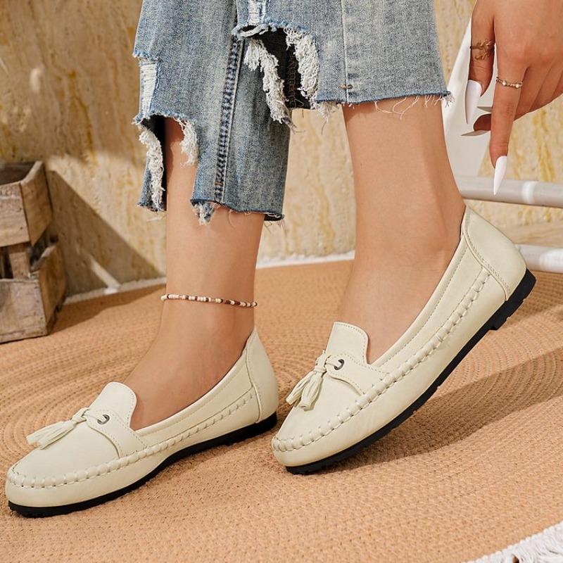 Women Flats Fashion Breathable Women Casual Shoes Slip On Ballet Shoes Walking Sneakers Women Shoes Retro Plus Size Loafers