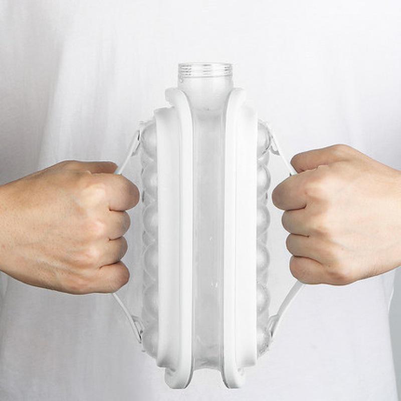 Portable Foldable Ice Tray with Ice Ball Mold