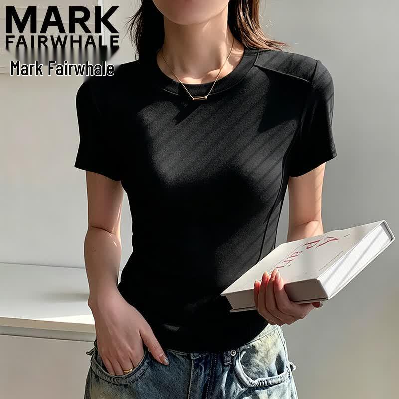 MARK FAIRWHALE Women s Slim Fit Short Sleeve T-Shirt XL