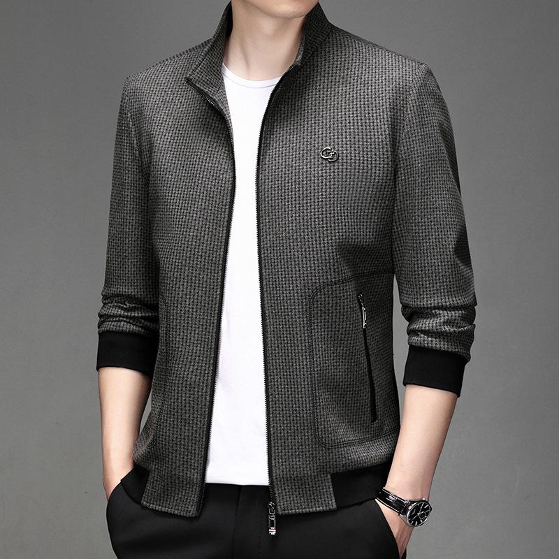 

Весна и осень Новый стиль повседневная куртка для людей среднего и пожилого возраста Куртка для пап среднего возраста 4XL