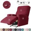 1 /3 Seater Water Repellent Polar Fleece Recliner Sofa Cover Elastic Relax Armchair Cover Stretch Lazy Boy Reclining Chair Cover